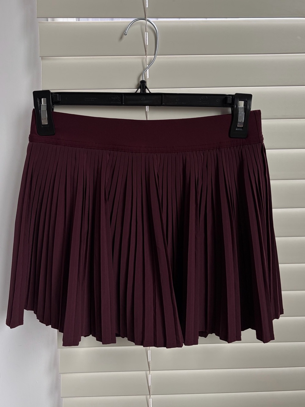 Lululemon Pleated Maroon Tennis Skirt